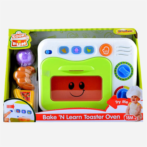 Winfun Cook 'N Fun Bake 'N Learn Toaster Oven Learning Toy For Babies