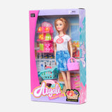 Aiyali Fashion Doll In Blue Skirt Toy For Girls