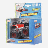 Maisto Fresh Metal Earth Shockers (Red Black) Die Cast Vehicle For Boys