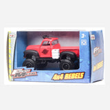 Maisto Fresh Metal 4X4 Rebels Red Pick Up Vehicle Toy For Boys