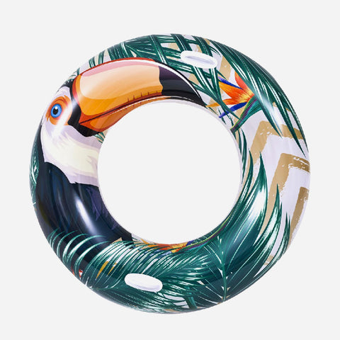 Jilong Sun Club 45 Inch Tropical Punch Swim Tube Inflatable Swim Ring For Teens And Adults (Exclusive)