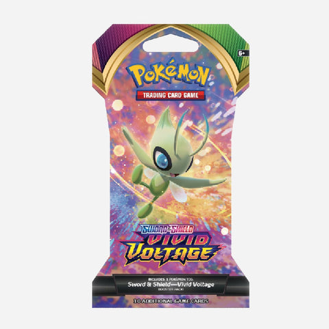 Pokemon Tcg Sword And Shield Vivid Voltage Sleeved Booster