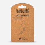 Travel Basic 2pcs Key Padlock