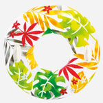 Intex Lush Tropical Tube Swim Ring 38 Inch Leaves