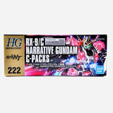 Gundam Hg 1 144 Rx 9 C Narrative Gundam C Packs Anaheim Electronics Multipurpose Test Mobile Suit Model Kit