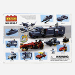 Cogo 3036 7 Police 116Pcs Building Blocks Toy For Kids