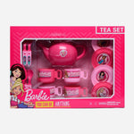 Barbie Role Play Tea Set Playset Pink For Girls