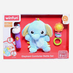 Winfun Elephant Comforter Rattle Set For Babies