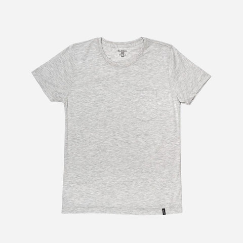 Jockey Elance Round Neck Pocket Tee Gray