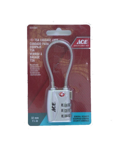 Ace Hardware Luggage Lock 3-Dial 32mm