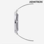 Armitron Men's Silver Mesh Strap Analog Watch