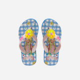 Barbie Girls' Curly Flip Flops