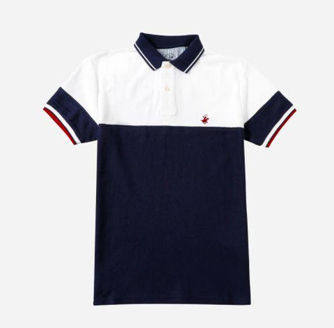 Beverly Hills Polo Club 2-Toned Polo Shirt