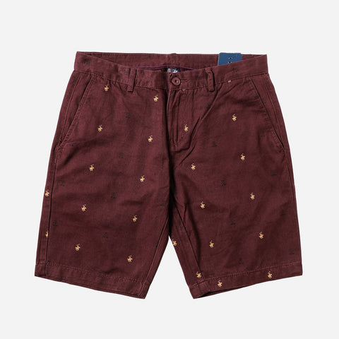 Beverly Hills Polo Club All-Over Print Twill Chino Shorts