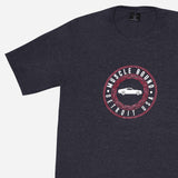 Maxwear Vintage Casual Tee Navy Blue