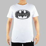 Batman 3D logo High Density Tee White