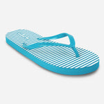 Toeberries Women's Dara Striped Rubber Slippers