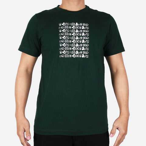 Disney Mickey Repeat Tee Dark Green