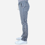 Smyth Vertical Stripes Pants Light Blue