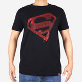 Justice League Superman Dots Tee Black