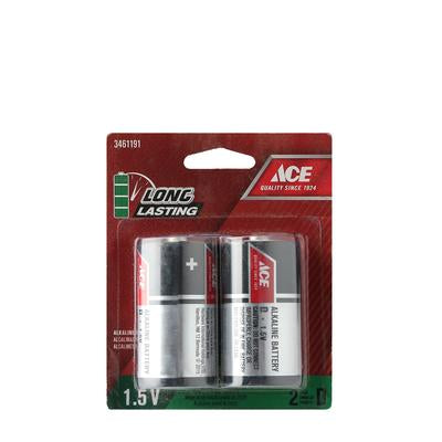 Ace Hardware 2-Pack D Battery Set