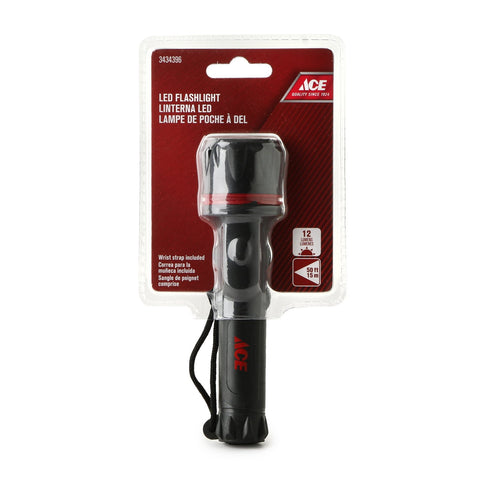 Ace Hardware LED Rubber Flashlight