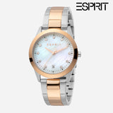 Esprit Two Tone Stainless Steel Watch For Women EES1L197M1035