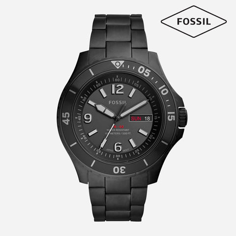 Fossil FB-02 Black Stainless Steel Watch