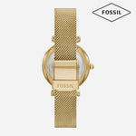 Fossil Carlie Mini Three-Hand Gold-Tone Stainless Steel Watch