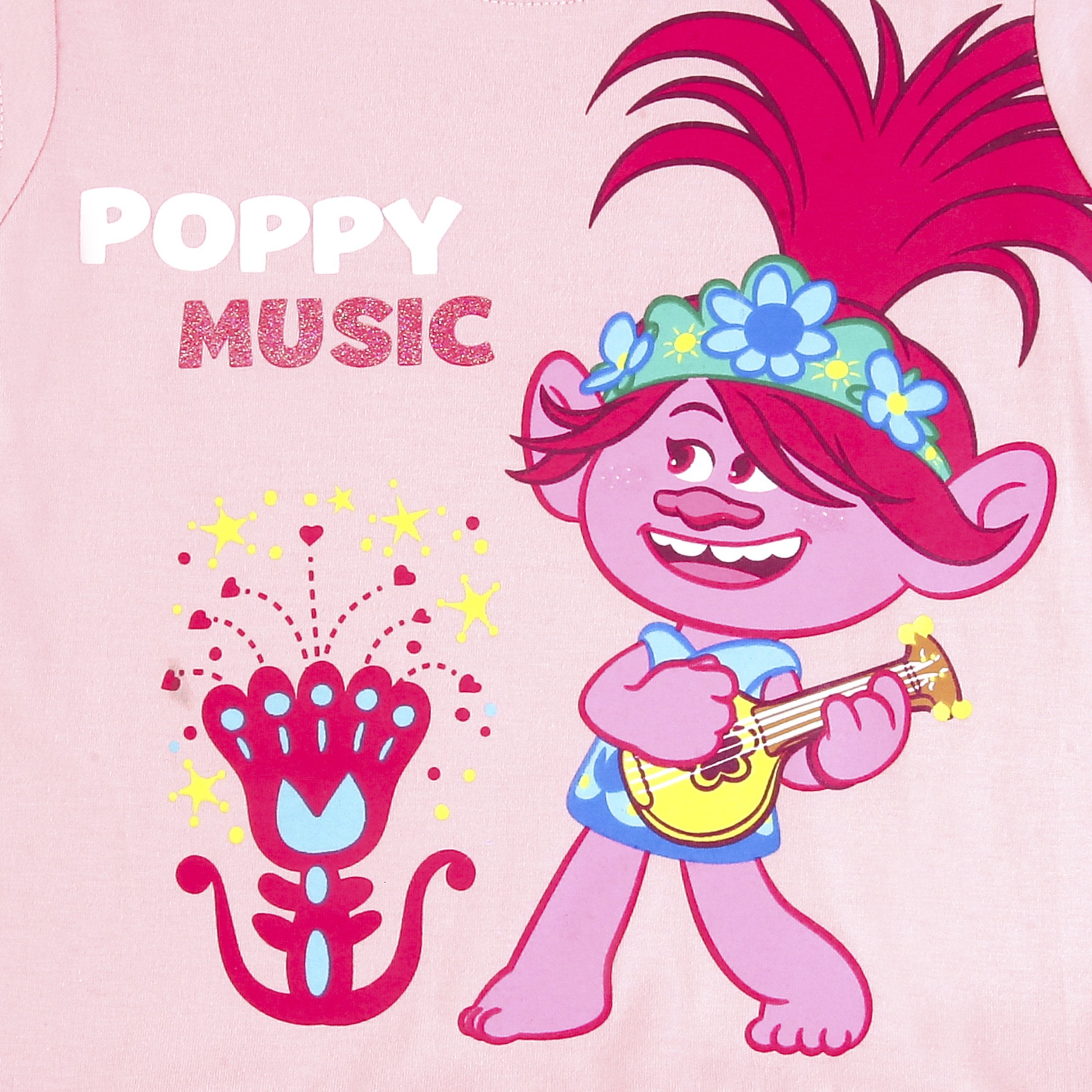 Trolls T-Shirt Poppy Life Is Better Pink