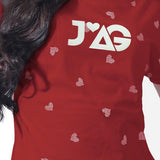 JAG Ladies' Full Print Logo Tee