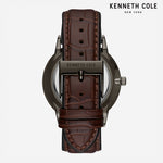 Kenneth Cole Gents Solar Leather Quartz KC50784001