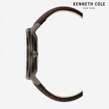 Kenneth Cole Gents Solar Leather Quartz KC50784001