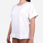 SM Woman Prima Raglan Blouse With Folded Shortsleeve