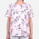 SM Woman Prima Floral Neoprene Blouse