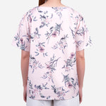 SM Woman Prima Floral Neoprene Blouse