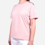 SM Woman Casual Tee Shoulder Statement