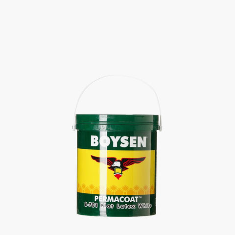 Boysen #701 4L White Permacoat Flat Latex Paint