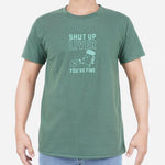 Men's Club Shut Up Liver Green Tee