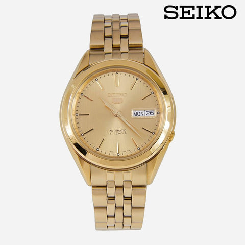 Seiko 5 Men's Gold Automatic Watch SNKL28