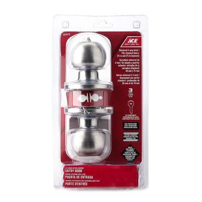 Ace Hardware Stainless Steel Round Door Lockset