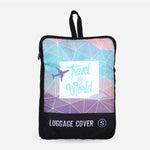 Travel Basic Printed Luggage Cover