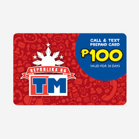 TM Call and Text Prepaid Card 100