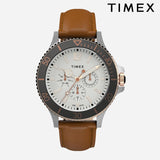 Timex Harborside Multifunction 43mm Leather Band