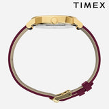 Timex Full Bloom 38mm Leather Strap Watch