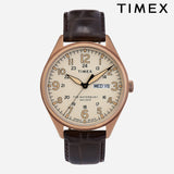 Timex Waterbury Traditional Day Date Leather Band