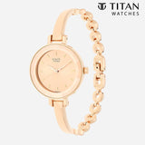 Titan Raga Rose Gold Dial Women's Watch