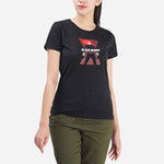 MARVEL Black Widow Silhouette Tee in Black