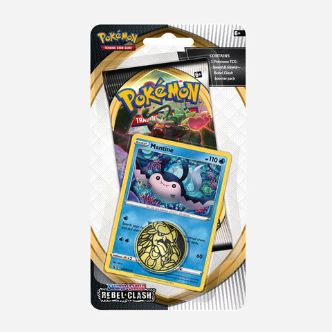 Pokemon Tgc Sword And Shield Rebel Clash   Checklane Blister Pack