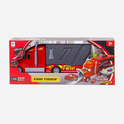 Six Six Zero Upgrade Fire Truck Playset For Boys